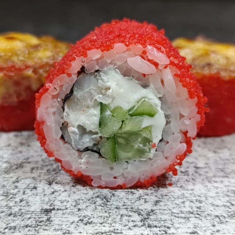 Запечённая Калифорния с креветкой