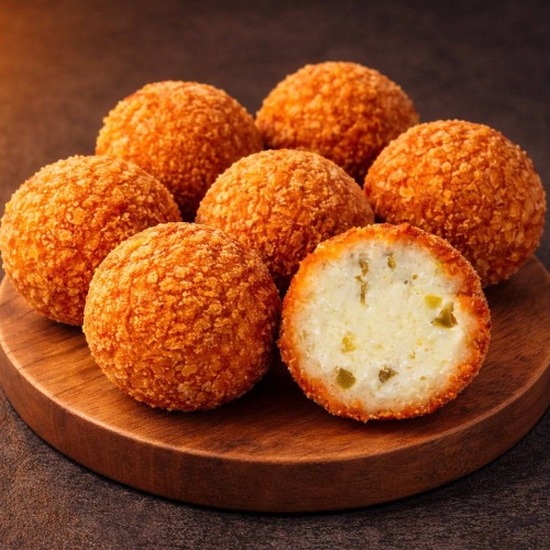 Сырные шарики с халапенью