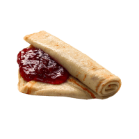 Блин с ягодным джемом