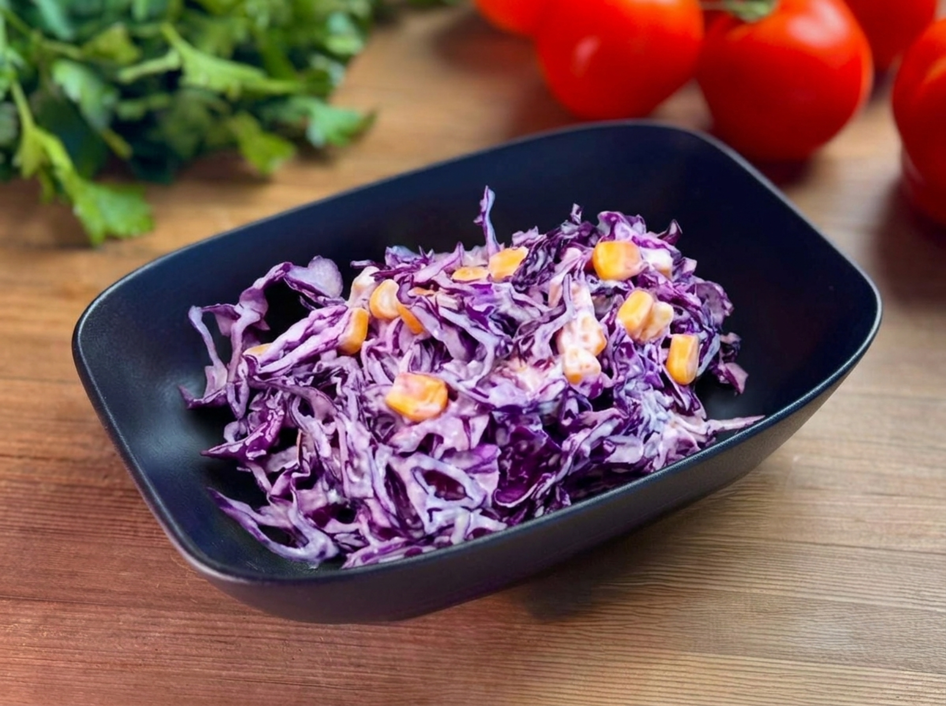 Салат из краснокочанной капусты