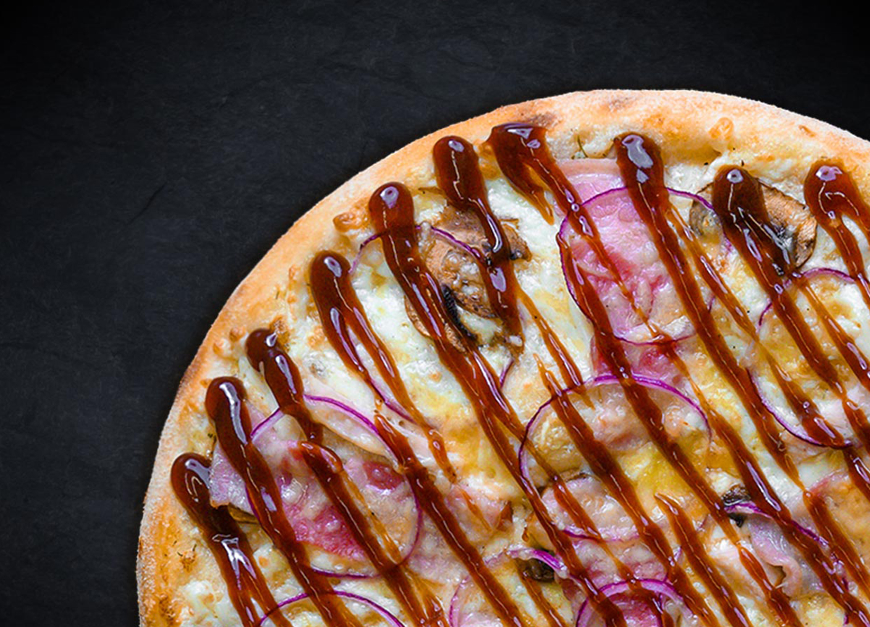 Чикен Барбекю 25 см (тонкое тесто)