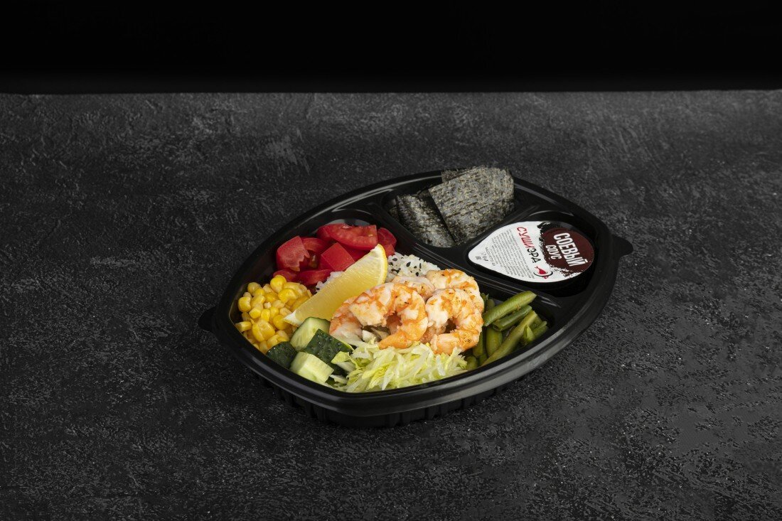 Фит бокс с креветками 510 гр