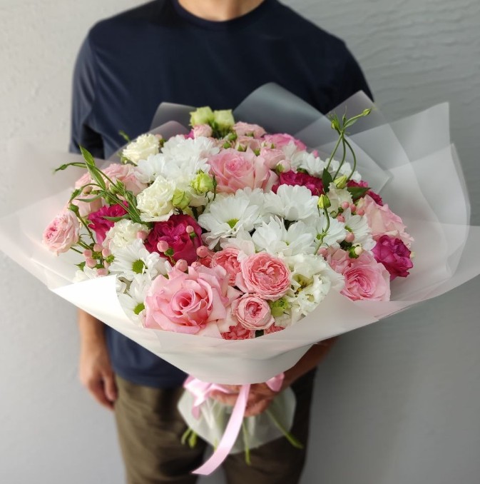 Букет с розами