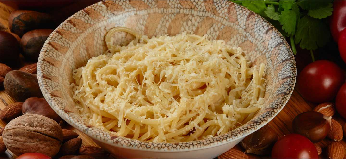 Спагетти с сыром