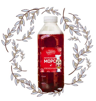 Морс клюквенный 1л