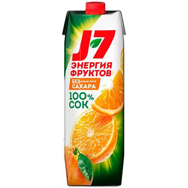 Сок J7 Апельсин 1л.