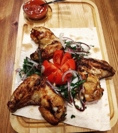 Шашлык из куриных крыльев
