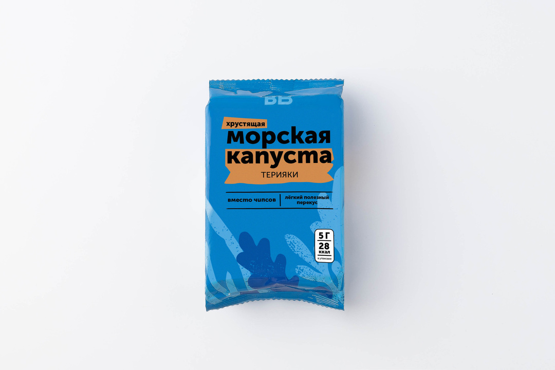 Морская капуста хрустящая со вкусом терияки, 5 г