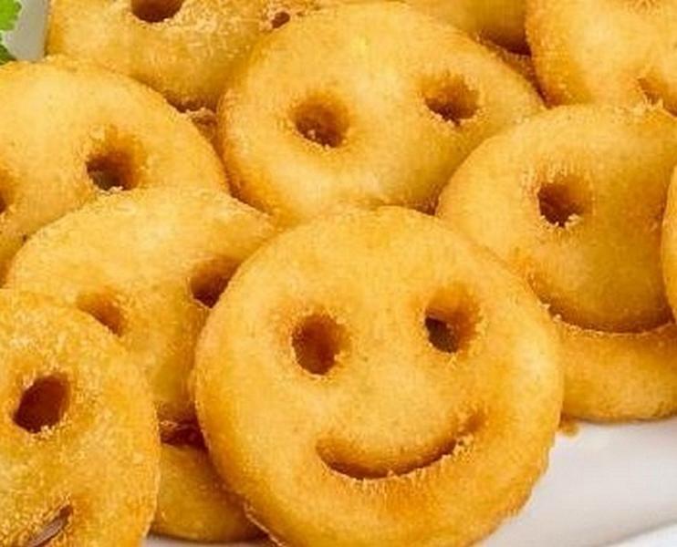 Картофельные смайлики