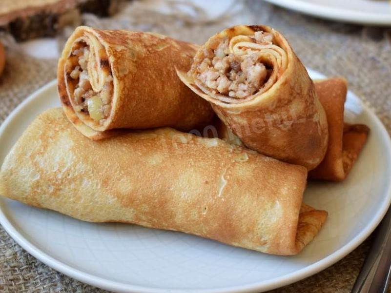 Блины с фаршем