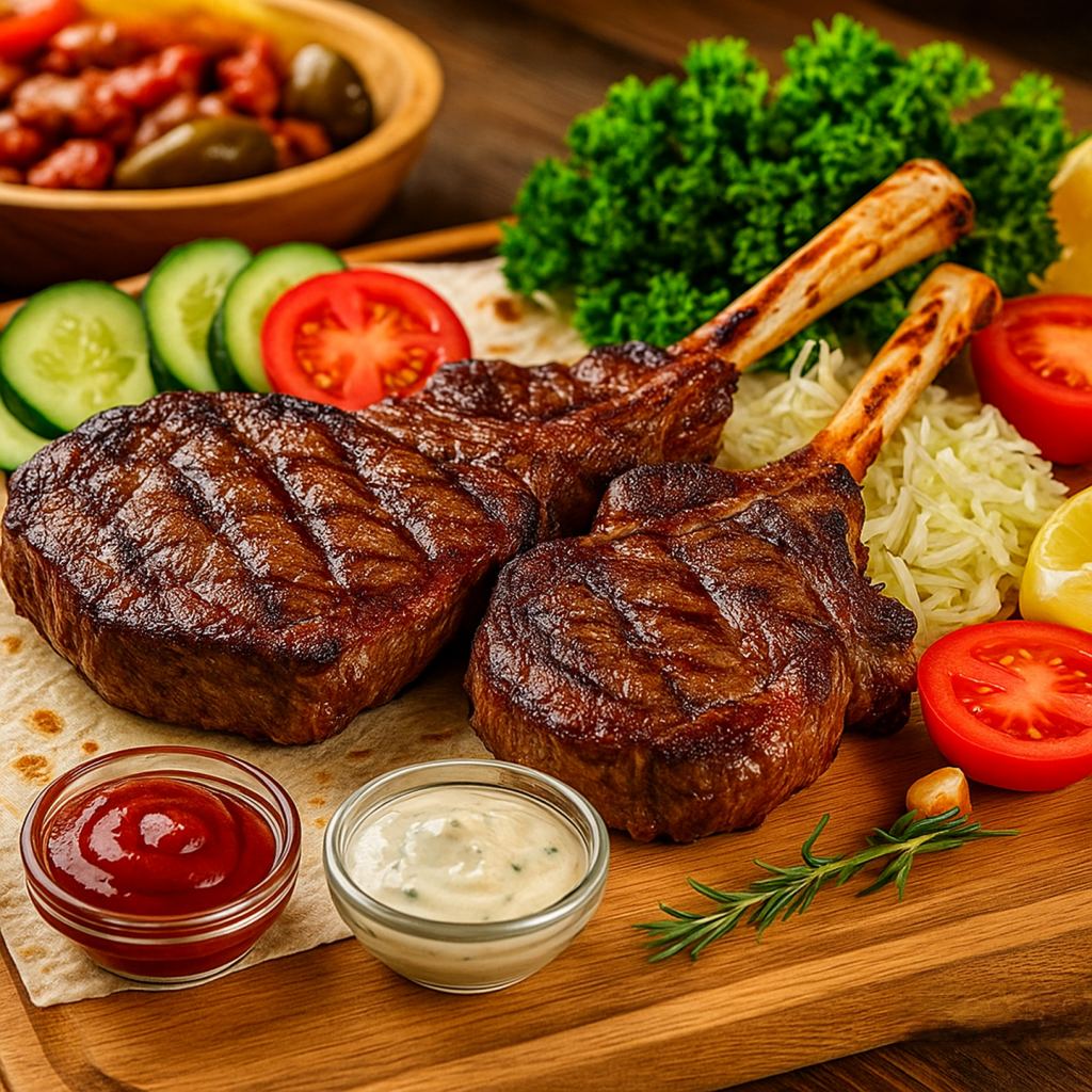 Шашлык из свинины на кости