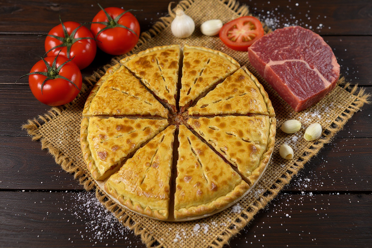 С говядиной и помидорами 1200г