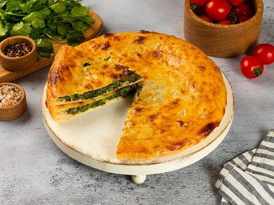 Осетинский Пирог со шпинатом и сыром