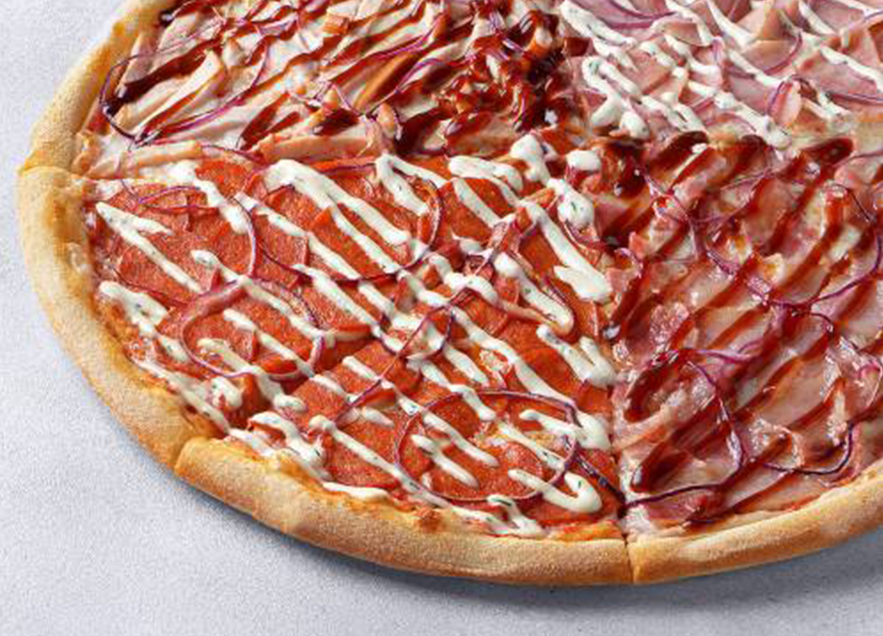 Пицца Четыре сезона 40 см на тонком