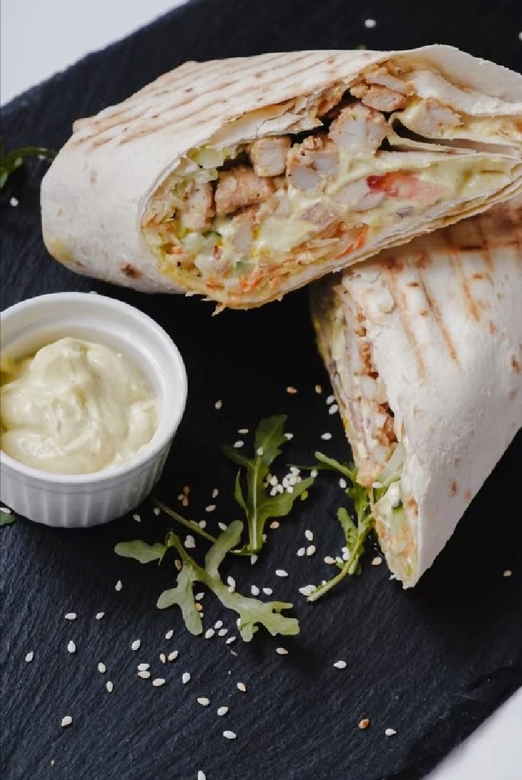 Шаурма курочка - карри.