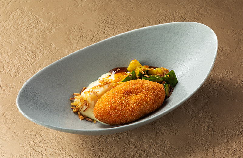 Котлета по-киевски с картофельным пюре