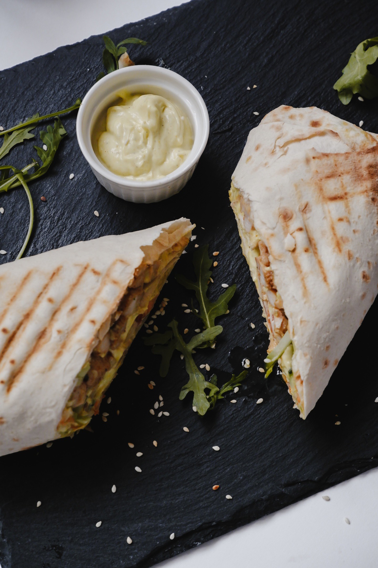 Шаурма курица - бекон.