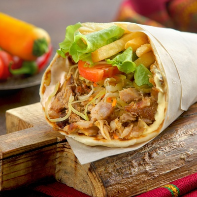 Гирос с курой маленький