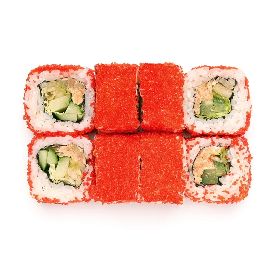 Калифорния с лососем терияки