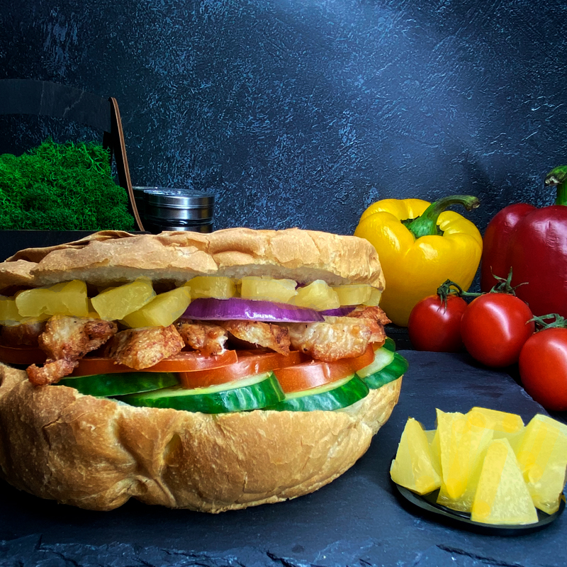 Донер Сырный с курицей