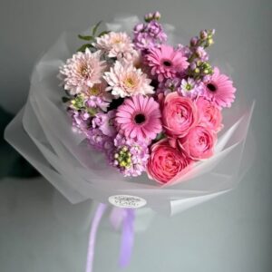 Нежный букет с маттиолой