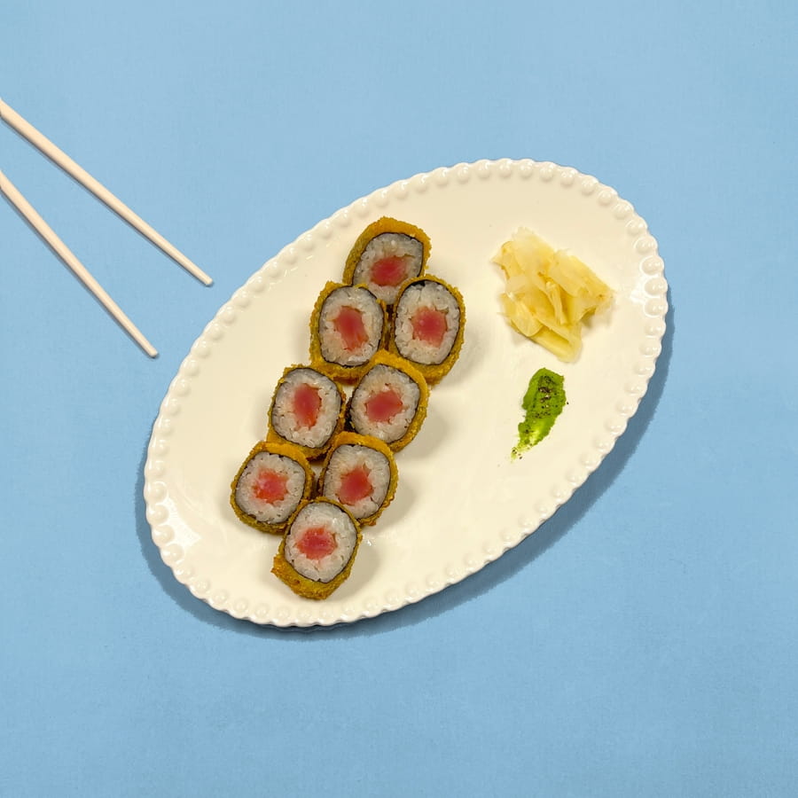 Жареные маки с тунцом