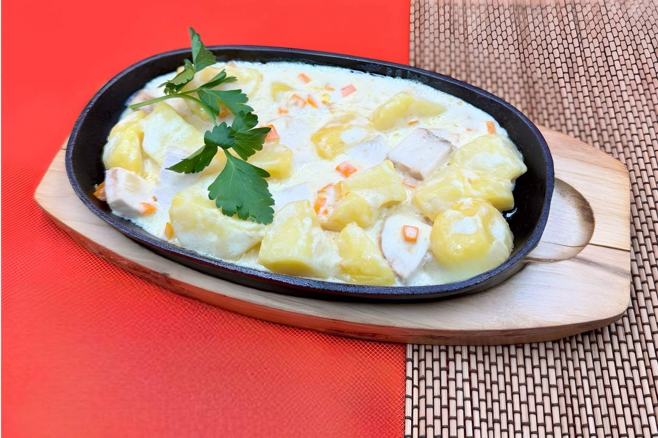 Курочка в сливочно-чесночном соусе