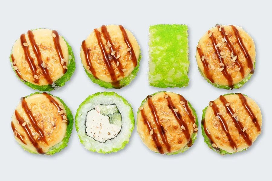 Запеченый сырный с крабом