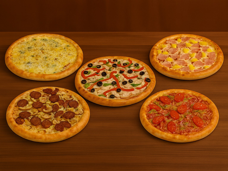 Комбо 5 пицц