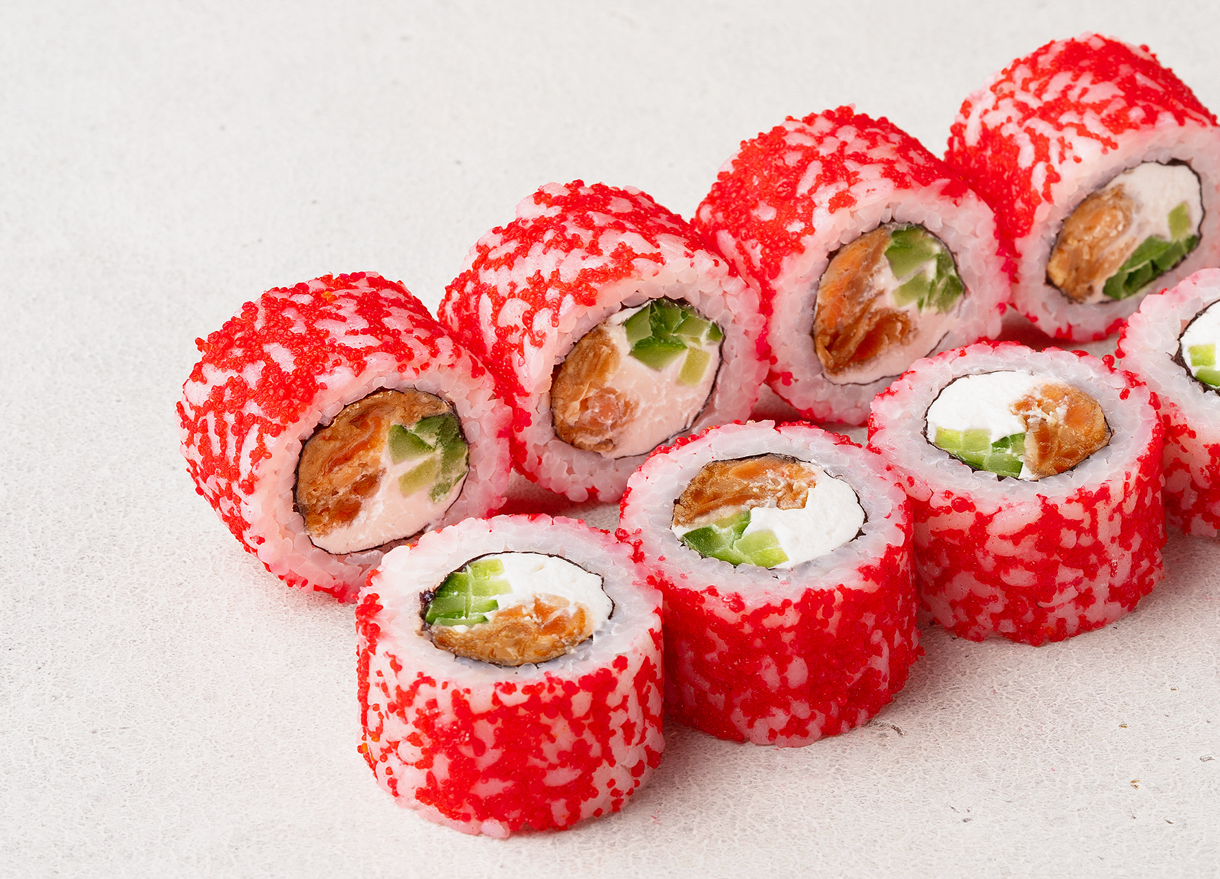 Ролл Сливочный лосось терияки