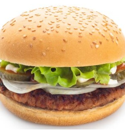 Гамбургер Гулливер с маринованным огурцом