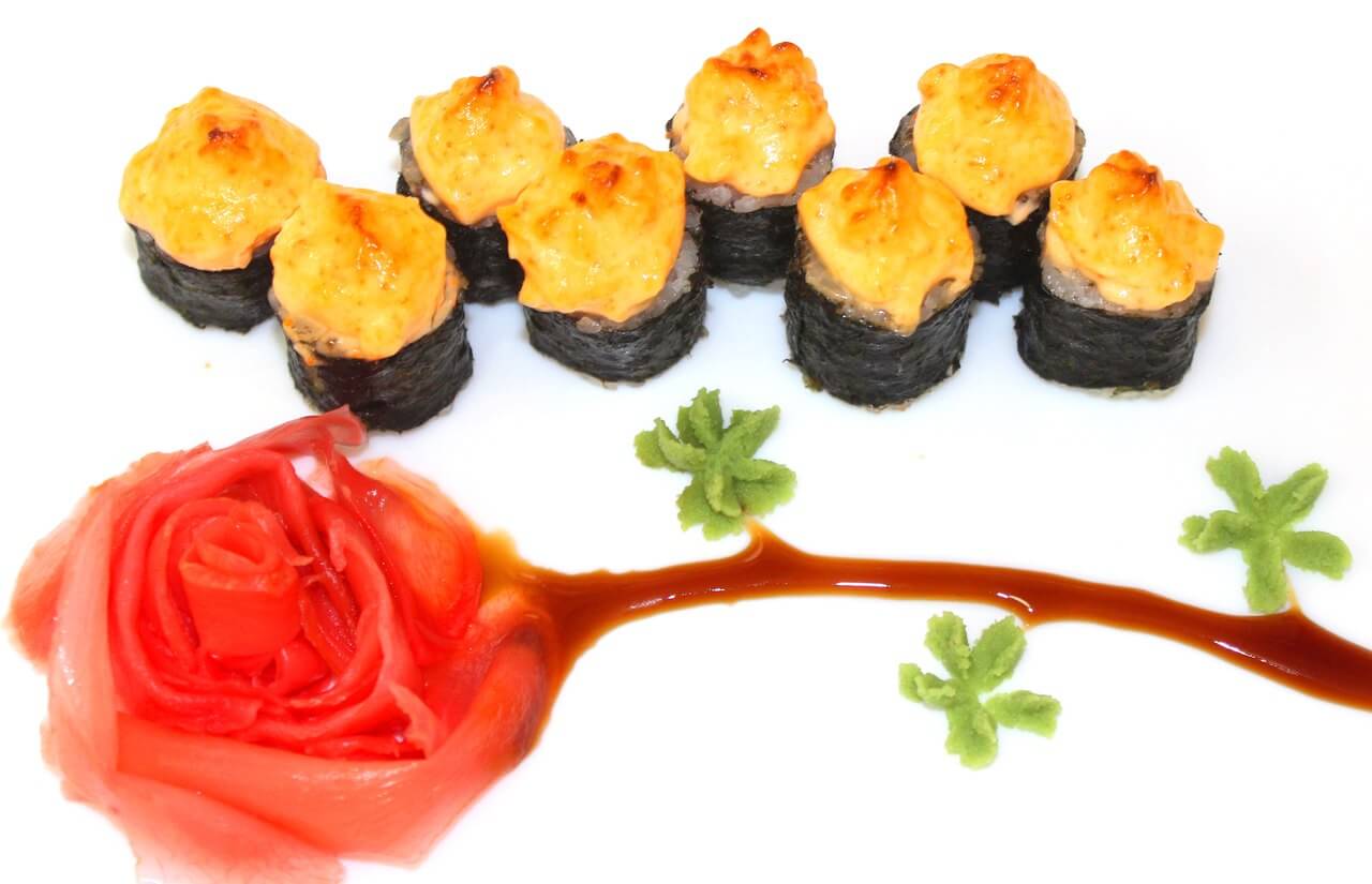 ЗАПЕЧЕННЫЙ МАКИ С КРАБОМ