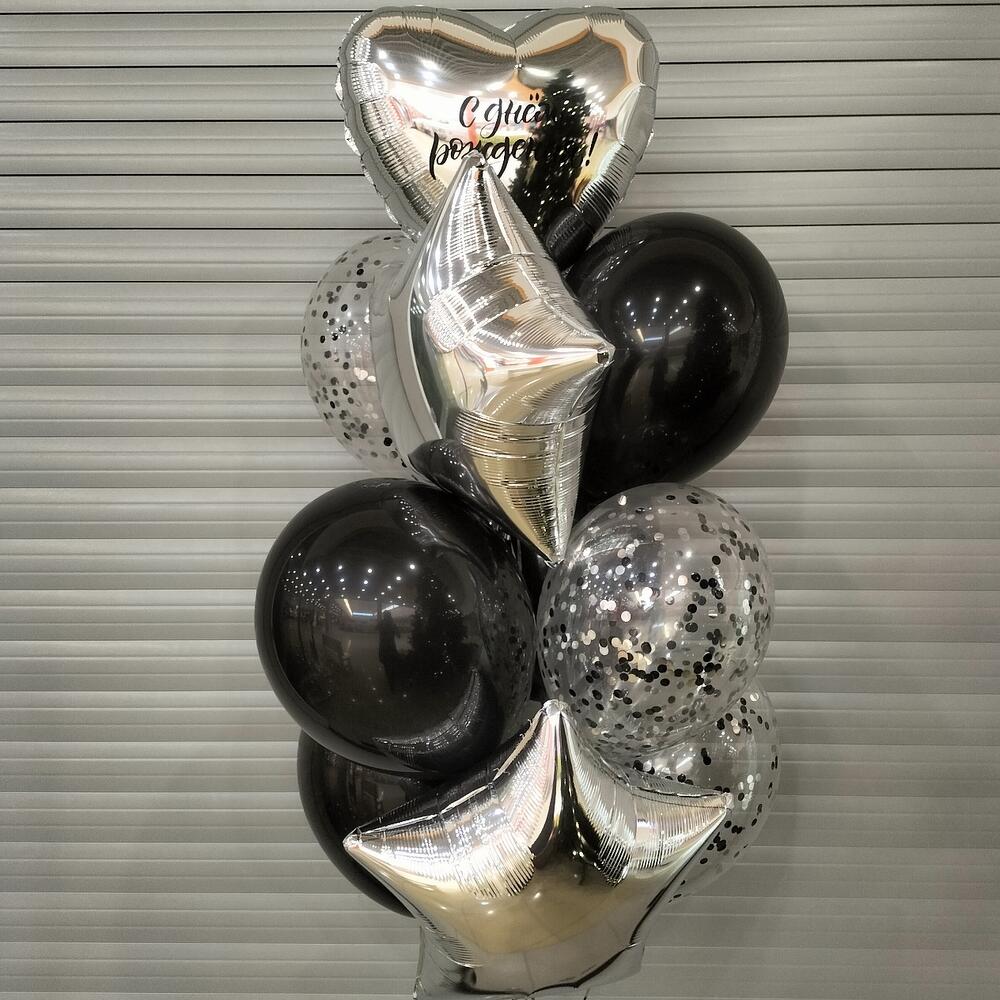 Воздушные шарики "С днём рождения"