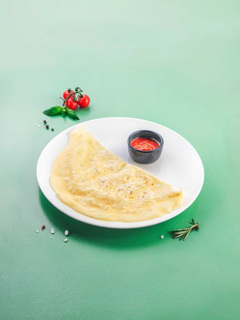 Кутаб с сыром и зеленью