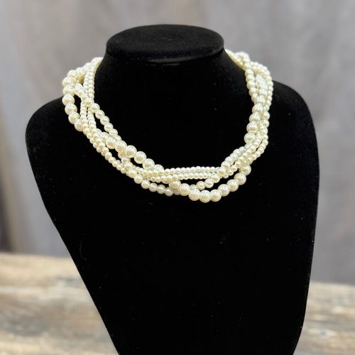 Колье-чокер из искусственного жемчуга (у6061)