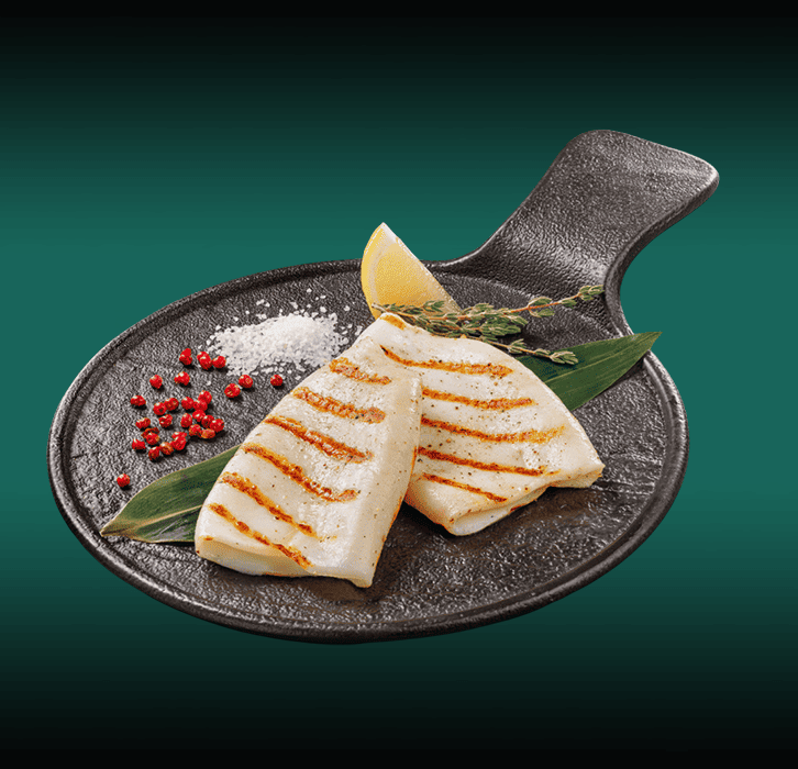 Филе кальмара на гриле