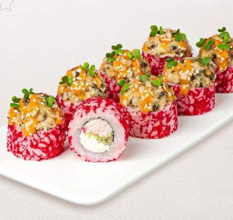 Шеф-ролл с угрем