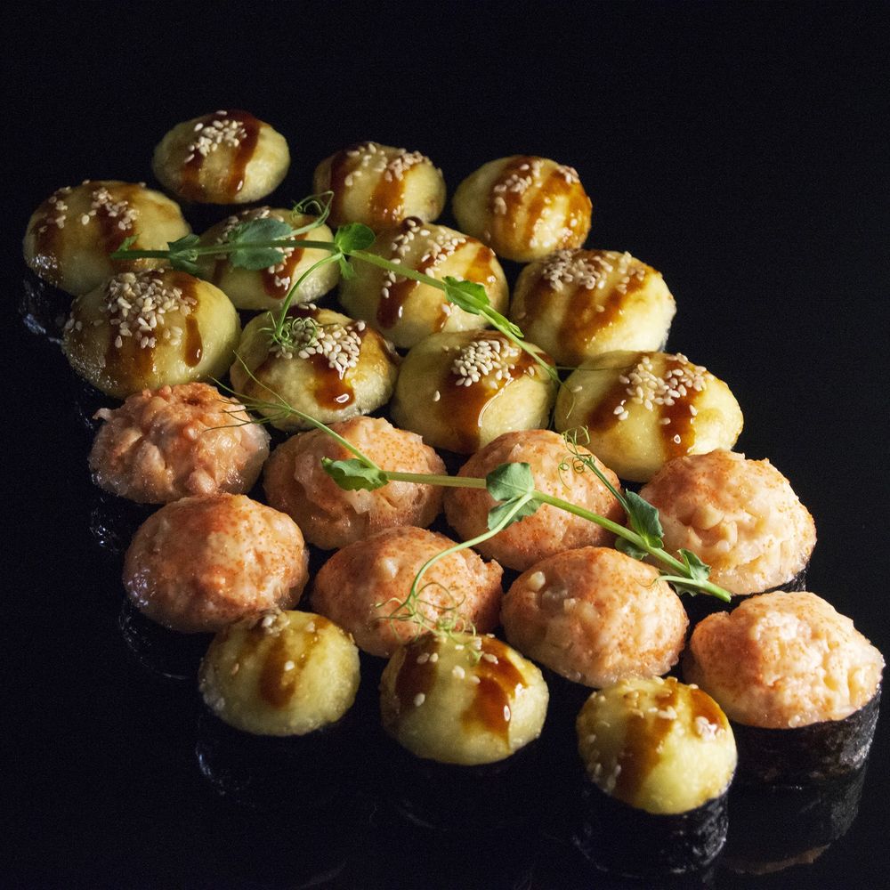 Сет запеченный