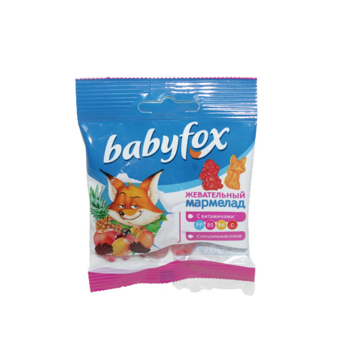 Жевательный мармелад BABYFOX 30г
