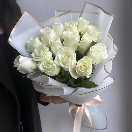 15 роз букет комплимент