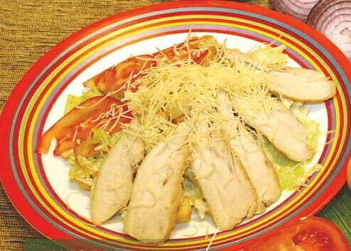 Цезарь с курицей