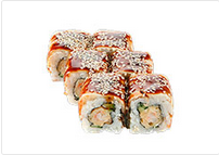 Фирменные роллы «Канада с креветкой»