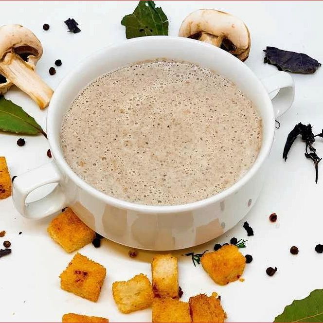 Крем суп грибной