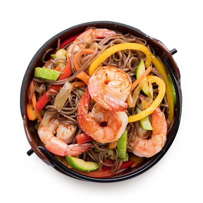 WOK с морепродуктами (удон)