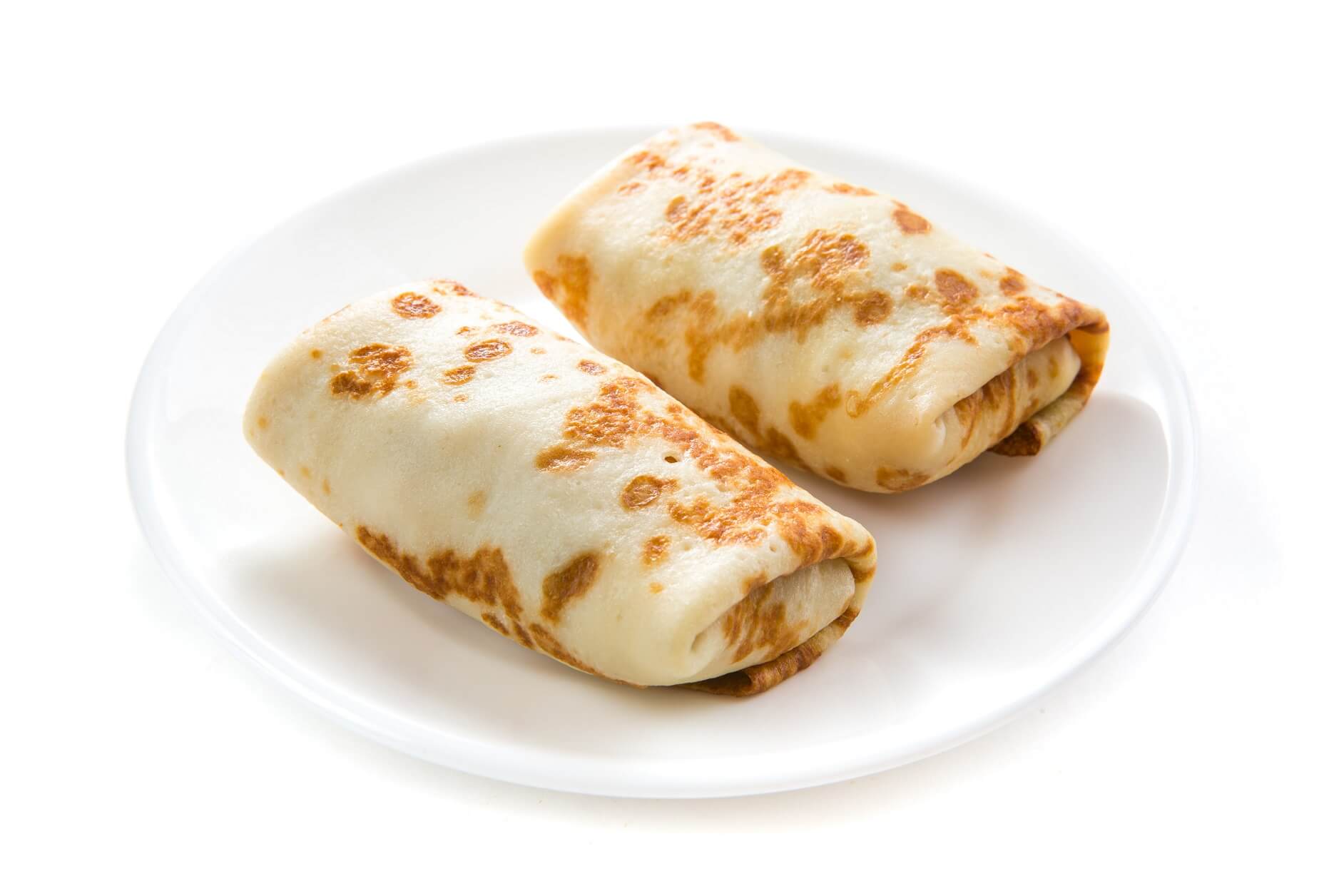 Блины с ветчиной и сыром