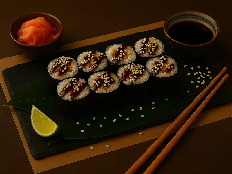 Ролл с угрем