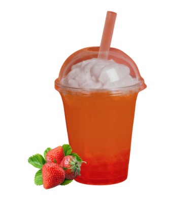 Бабл ти клубника