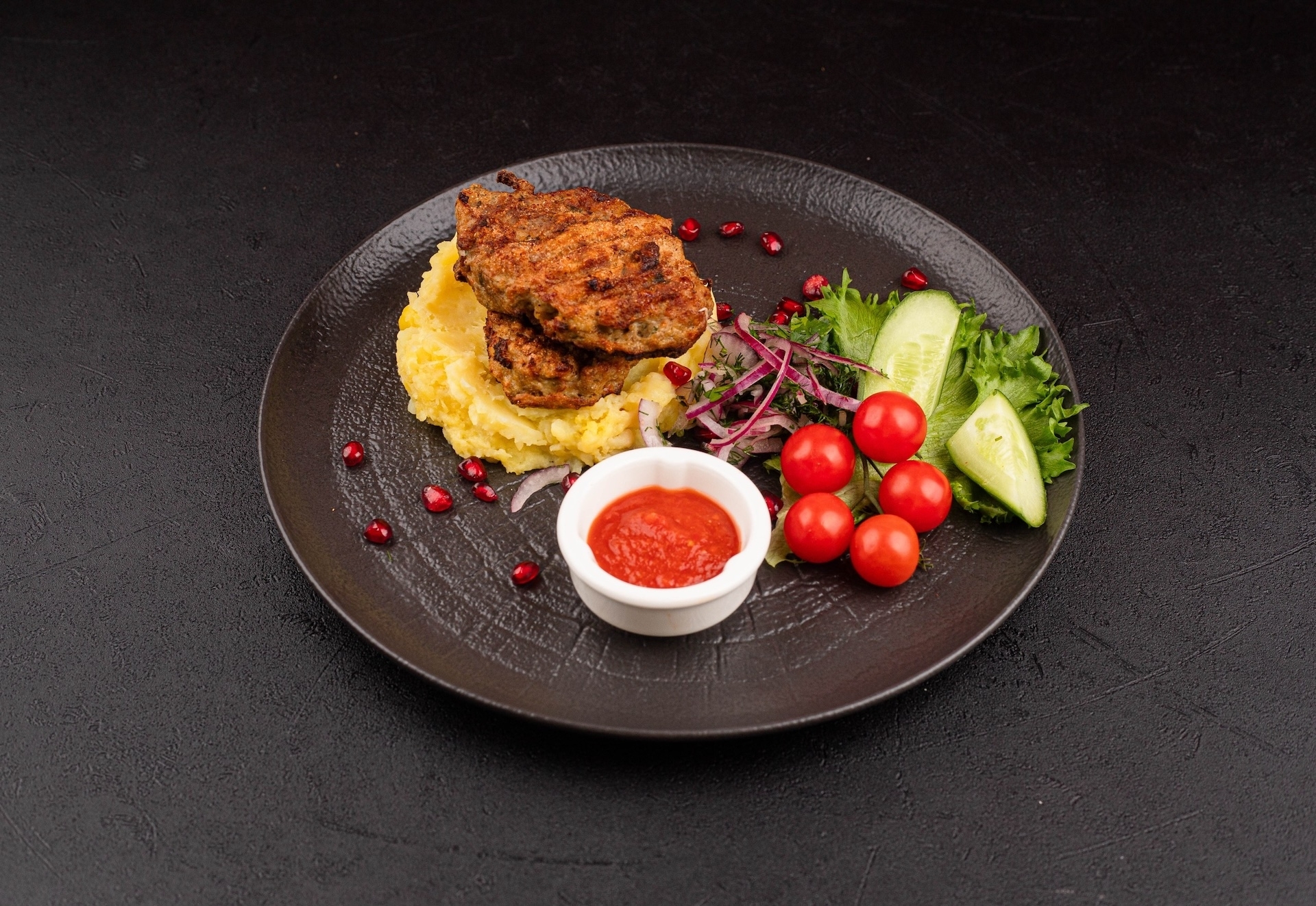 Домашние котлетки с пюре