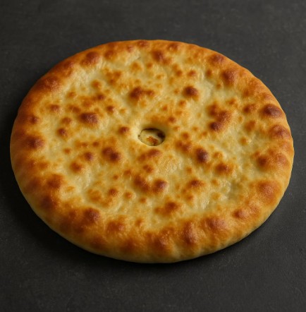 Осетинский пирог с семгой и картофелем 24 см