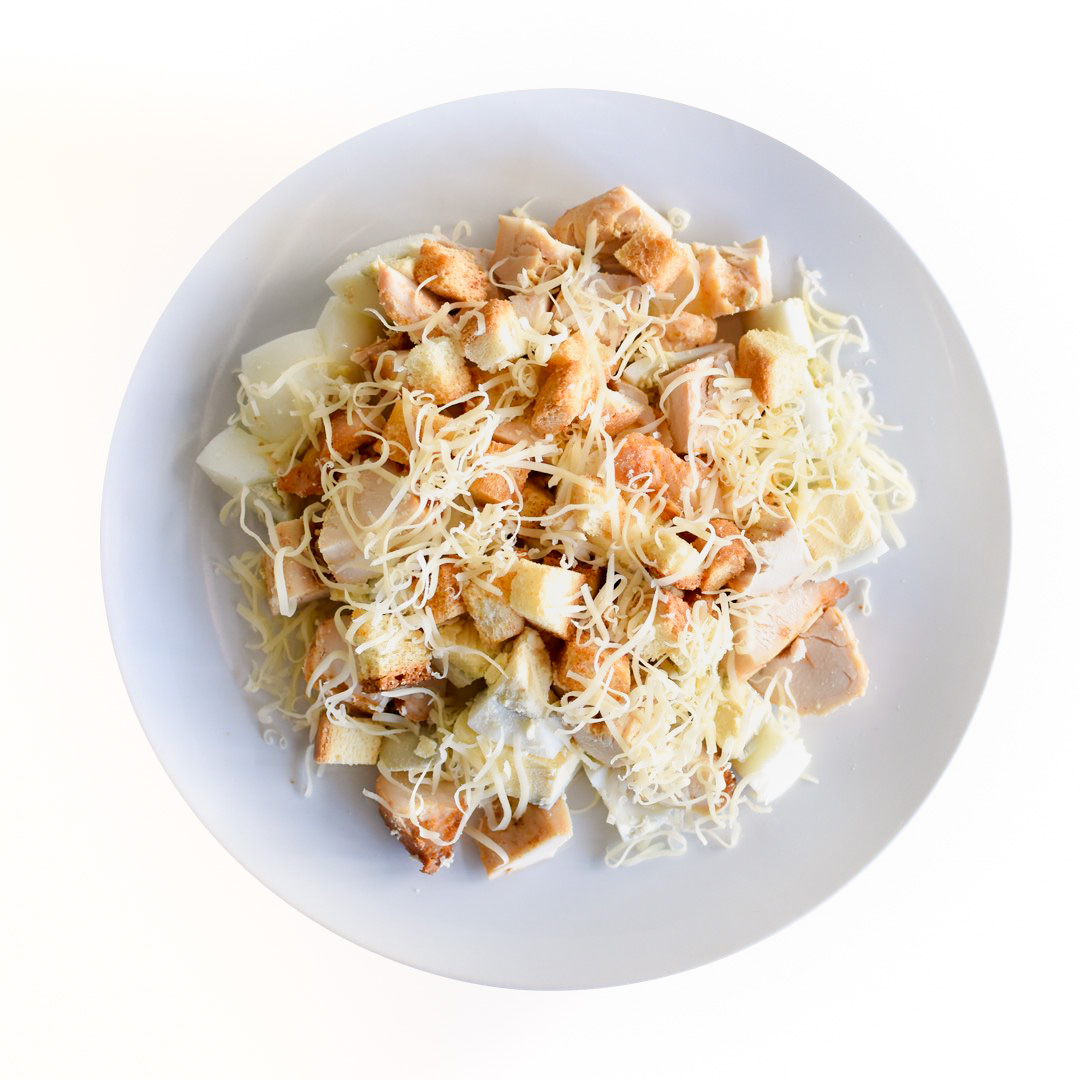 Баварский с цыпленком и сыром